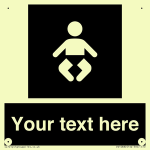 Custom information: black panel baby change